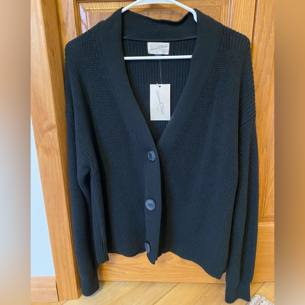 Universal Thread Black Cardigan Sweater